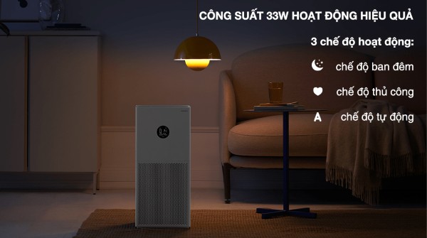 Xiaomi Smart Air Purifier 4 Lite hoạt động êm ái với độ ồn thấp