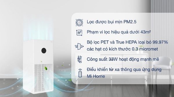 Xiaomi Smart Air Purifier 4 Lite là phiên bản nâng cấp đáng chú ý