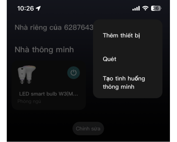 Nhấn vào “Thêm Thiết Bị”