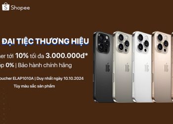 10/10 - Đại tiệc thương hiệu: Nhận voucher giảm tối đa 3.000.000 đồng khi mua iPhone, iPad