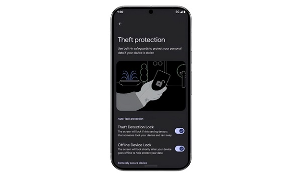 A black cell phone with a hand on the screen

Description automatically generated