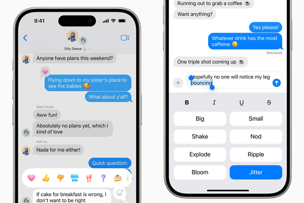 iMessage mới sinh động với nhiều cải tiến tuyệt vời