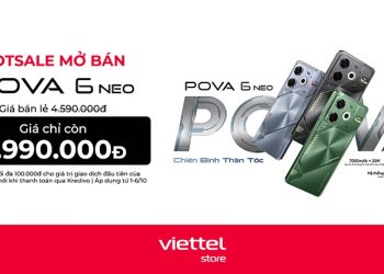 Hotsale mở bán TECNO POVA 6 Neo giá chỉ còn 3.990.000đ