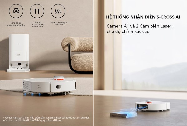 Robot hút bụi Xiaomi có nhiều tính năng tiện ích