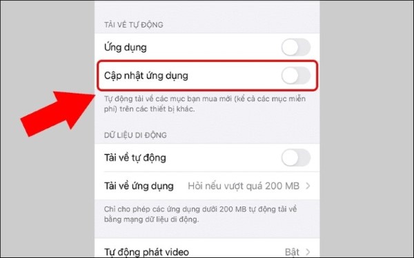 Kiểm tra và thực hiện cập nhật phiên bản ứng dụng định kỳ.