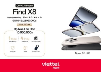 Khám phá bộ quà tặng đặc biệt khi mua OPPO Find X8 trị giá lên đến 10 triệu đồng tại Viettel Store