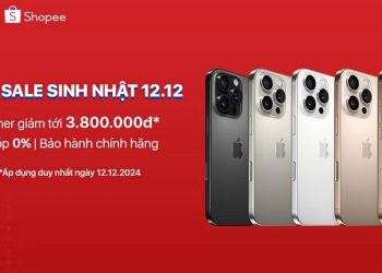 Siêu sale sinh nhật 12/12: Nhận voucher giảm tới 3.800.000 đồng khi mua iPhone, iPad