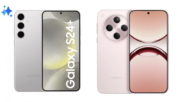 So sánh OPPO Find X8 với Galaxy S24 Plus.