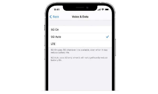  Bật 5G Tự động.