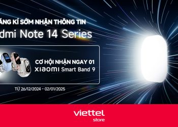 Đăng kí nhận thông tin sớm Redmi Note 14 Series cùng cơ hội trúng Xiaomi Smart Band 9