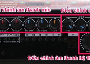 Hướng dẫn cách chỉnh loa kéo hát Karaoke hay, đơn giản