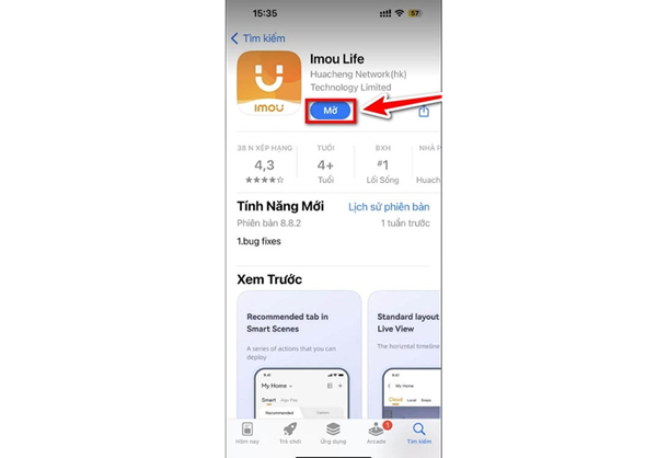 Tải xuống và cài đặt ứng dụng Imou Life