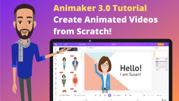 Animaker tạo video hoạt hình và animation quảng cáo