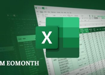 Cách sử dụng hàm EOMONTH trong excel để tính ngày cuối cùng của tháng