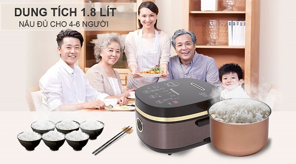 Nồi cơm điện cao tần 1.8L Kangaroo KG599N