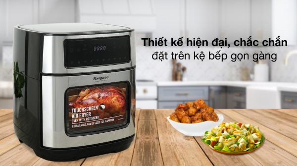 Nồi chiên không dầu điện tử 12L Kangaroo KG12AF1A