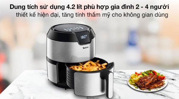 Nồi chiên không dầu Tefal EY401D15 dung tích 4.2L 