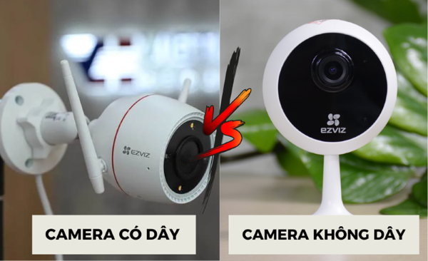 Camera an ninh được chia thành hai loại chính: có dây và không dây