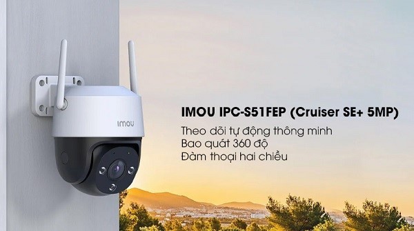 Camera IMOU ngoài trời 5MP IPC-S51FEP 