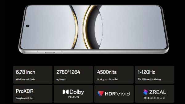OPPO Find X8 Pro sở hữu màn hình lớn hơn với kích thước 6,78 inch