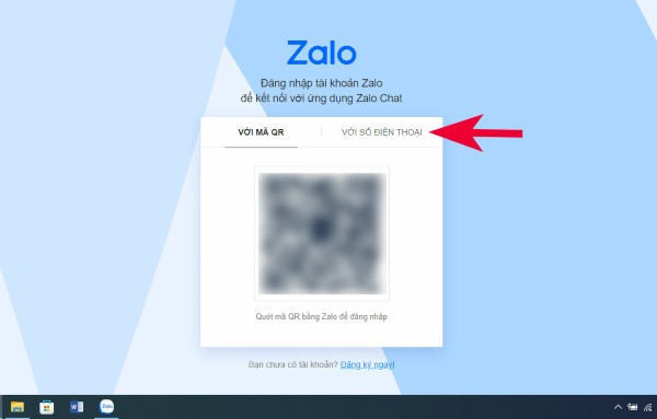 Chọn "Với số điện thoại" và nhập số điện thoại
