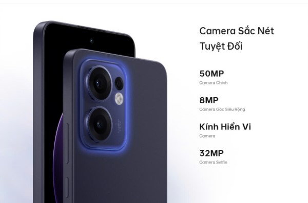 OPPO Reno13 F sở hữu camera chính 50M