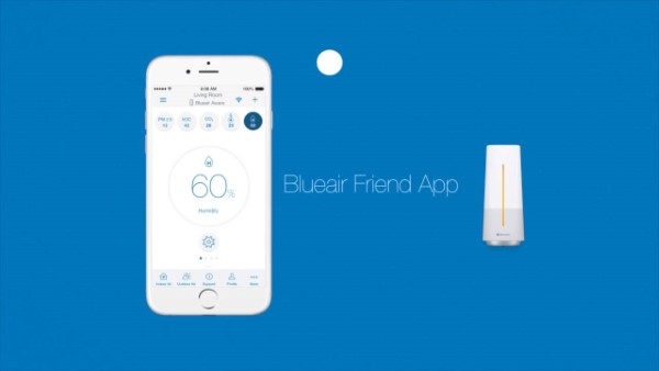 Blueair Friend lấy dữ liệu từ hơn 2.700 trạm giám sát chất lượng không khí toàn cầu