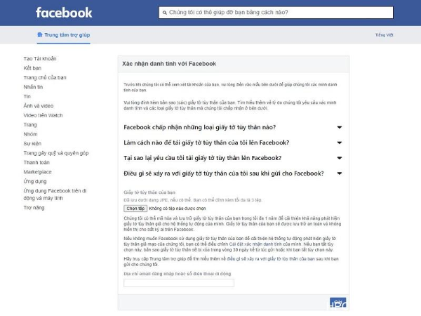 Bạn cần liên hệ với Trung tâm Hỗ trợ của Facebook để mở khóa tài khoản