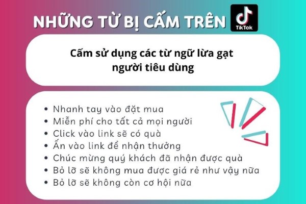 Những cụm từ có thể lừa dối người tiêu dùng