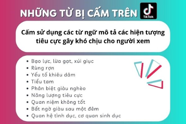 Tất cả các từ mang tính tiêu cực, gây khó chịu cho người nghe 