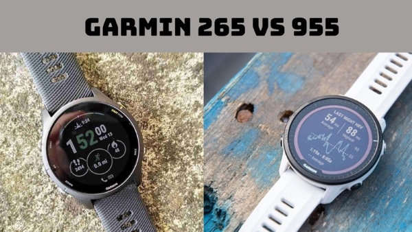 Garmin Forerunner 265 và 955 đều sở hữu kiểu dáng tròn