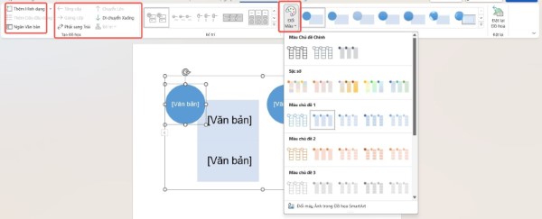 Bạn có thể sử dụng các tùy chỉnh ở thanh công cụ phía trên để trang trí