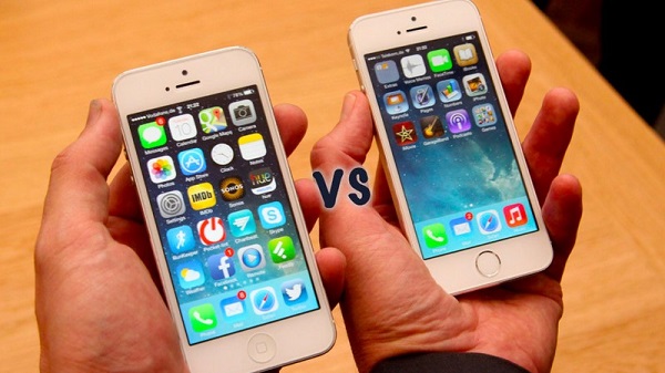 Cả iPhone 5 và iPhone 5S đều sở hữu màn hình kích thước 4 inch