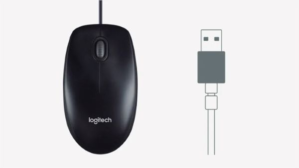 Chuột quang USB Logitech B100