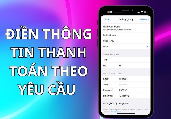 Xác nhận thông tin và hoàn tất quá trình chuyển đổi vùng quốc gia