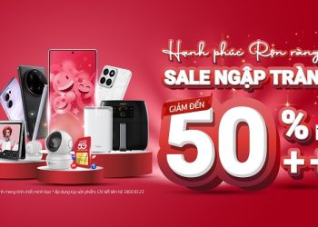 Hạnh phúc ngập tràn, sale rộn ràng, giảm đến 50%++