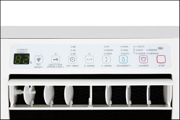 Bạn nên cài đặt mức độ ẩm thấp nhất, dao động từ 25 - 40%