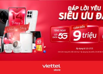 Valentine trắng - Đáp lời yêu, siêu ưu đãi - Giảm đến 9 triệu cùng vô vàn ưu đãi tại Viettel Store