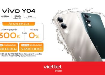 Hotsale mở bán: Giảm đến 300.000đ khi mua vivo Y04