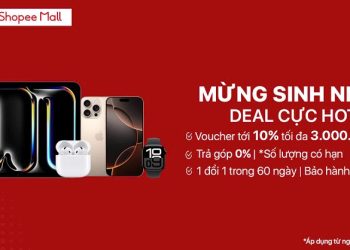 Mừng sinh nhật - Deal cực hot: Nhận voucher giảm tới 3.000.000 đồng khi mua iPhone, iPad và Airpods