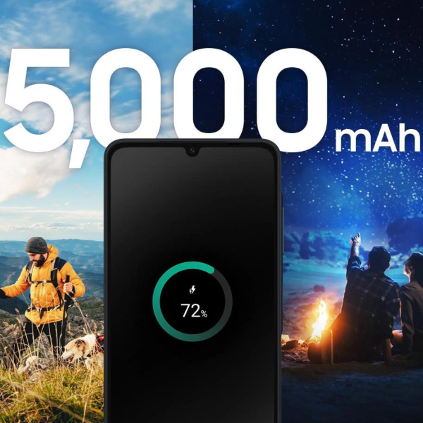 Pin của Galaxy A có dung lượng phổ biến 5000mAh