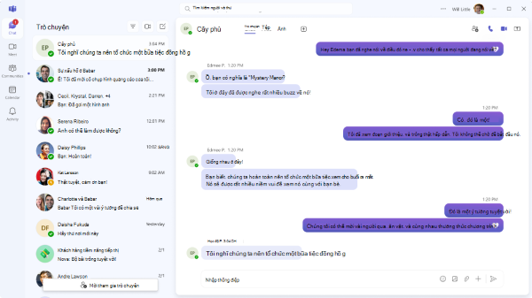 Kết quả chuyển đổi Skype sang Microsoft Teams thành công