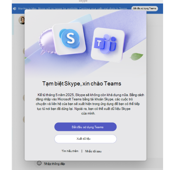 Nhấn “Bắt đầu sử dụng Teams”