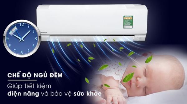 Chế độ ngủ đêm cho phép điều chỉnh nhiệt độ tăng dần theo thời gian
