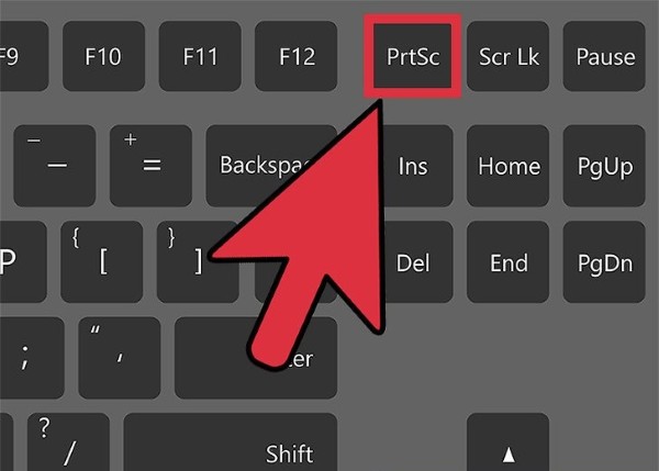 Nhấn Print Screen nếu muốn chụp toàn màn hình