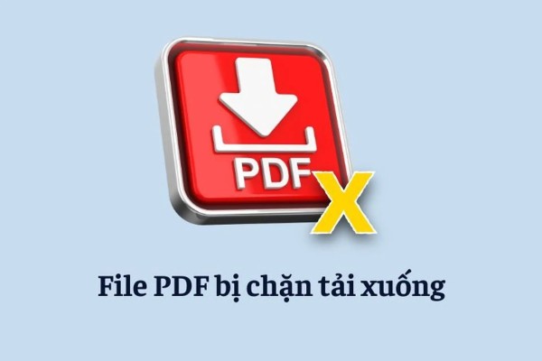 Cách tải file PDF trên Google Drive khi bị chặn tải xuống