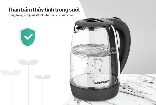 Ấm siêu tốc Sunhouse SHD1210