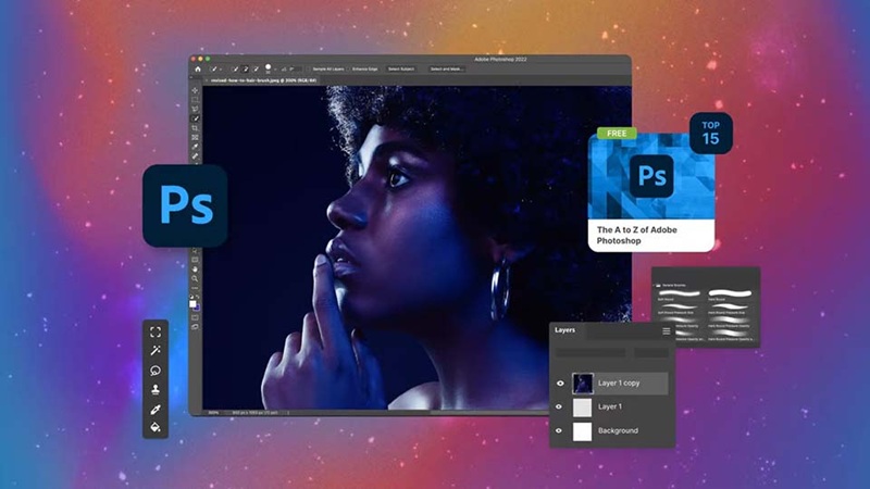 Phần mềm Photoshop bị mất thanh công cụ