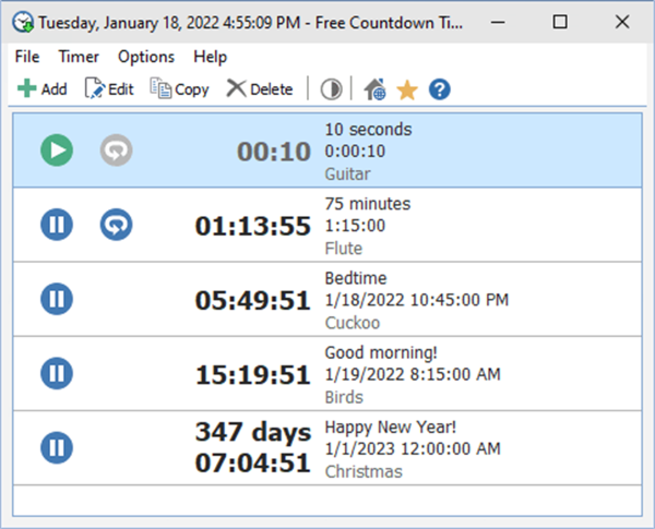 Free Countdown Timer