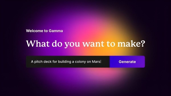 Gamma AI giúp tạo các trang slide gọn gàng, bắt mắt
